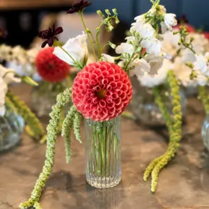 Luxury floral arrangements and event flowers designed by a Santa Monica florist for weddings, corporate events, restaurants, and special occasions.